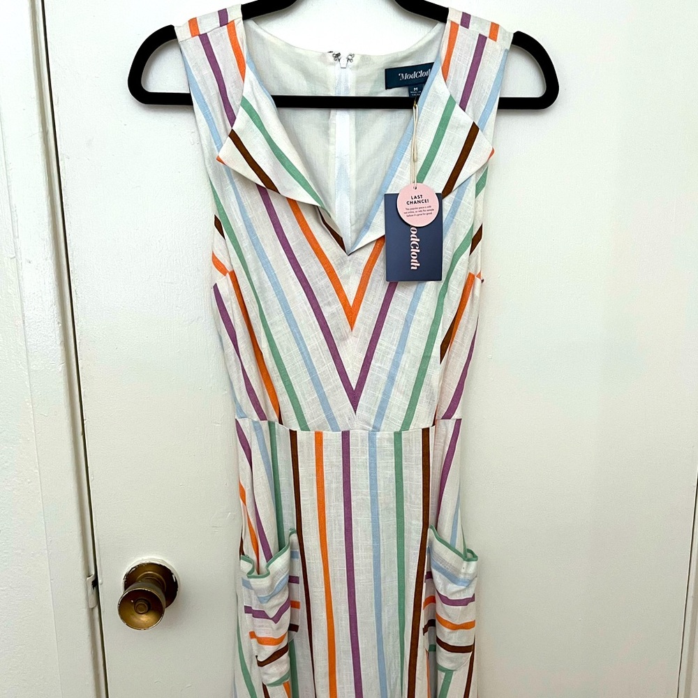 ModCloth Looking Back Sleeveless Dress